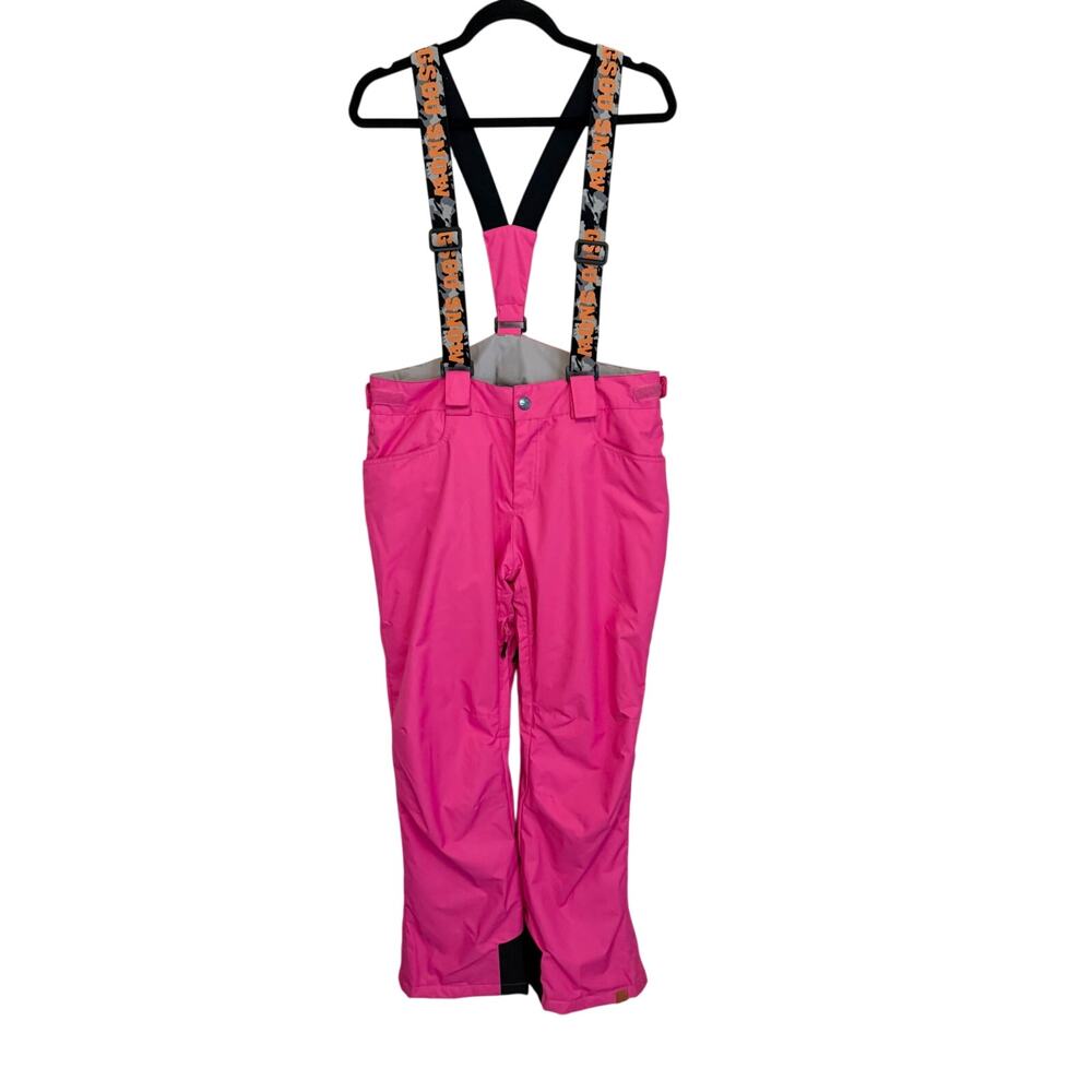 GSou Snow Insulated Ski Pants Large Pink Winter Layers Holiday Sportswear Gear